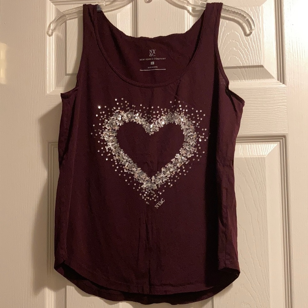 ⚫️⚫️ NY&C Sequin Tank Top (size s)